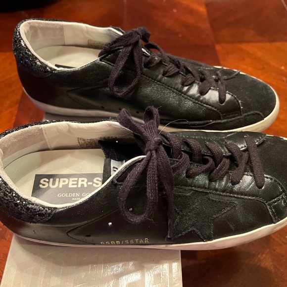 Golden Goose Super Star Classic Black Sz 40 - Picture 2 of 6